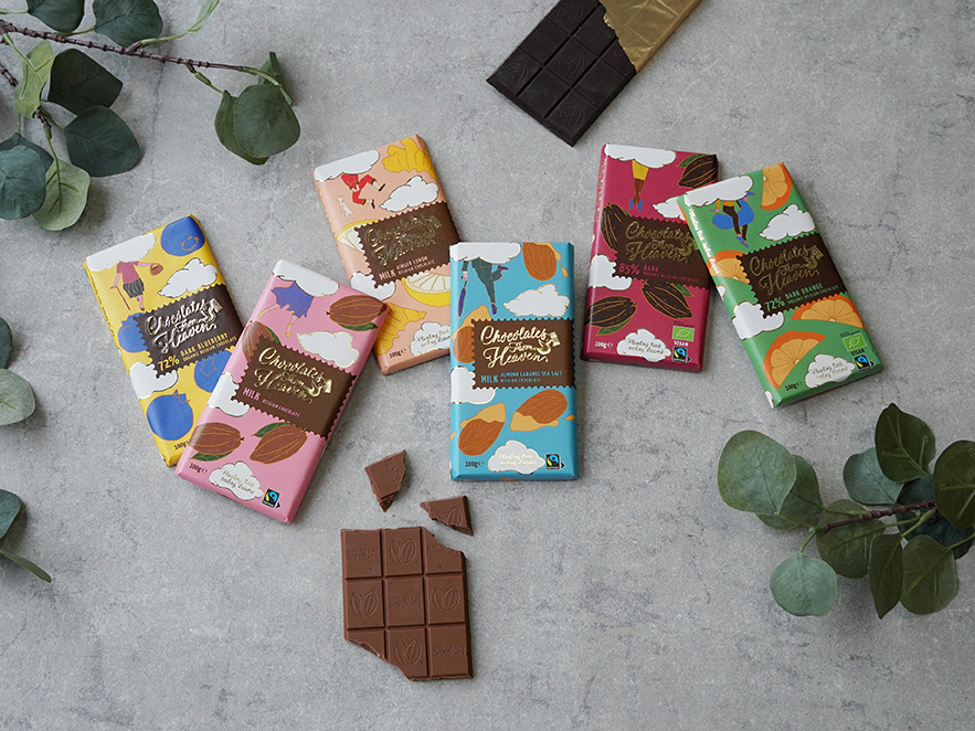 ベルギーのフェアトレードチョコレート チョコレートフロムヘブン 発売 ニュース 日本緑茶センター