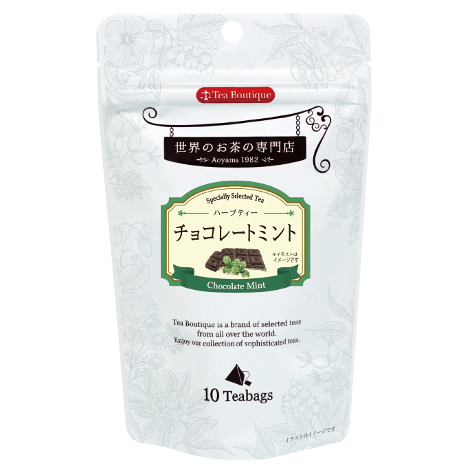 ティーブティック ティーバッグ チョコレートミント 商品情報 日本緑茶センター