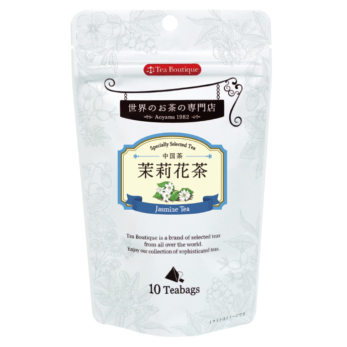 ティーブティック ティーバッグ 茉莉花茶 ジャスミンハナチャ 商品情報 日本緑茶センター