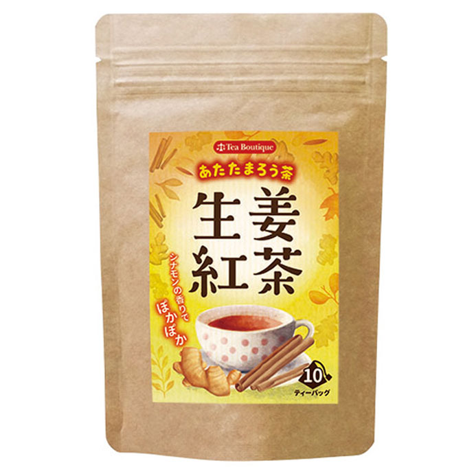 ティーブティック あたたまろう茶 生姜紅茶 | 商品情報 | 日本緑茶センター