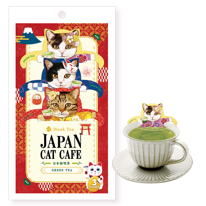 フックティー　ジャパンキャットカフェ（煎茶）　品番52139