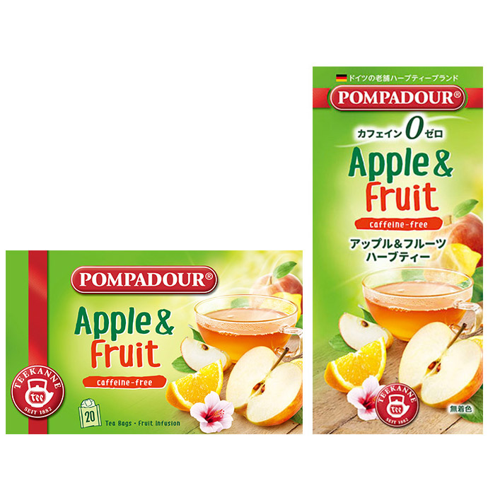 ポンパドール アップル フルーツ 商品情報 日本緑茶センター