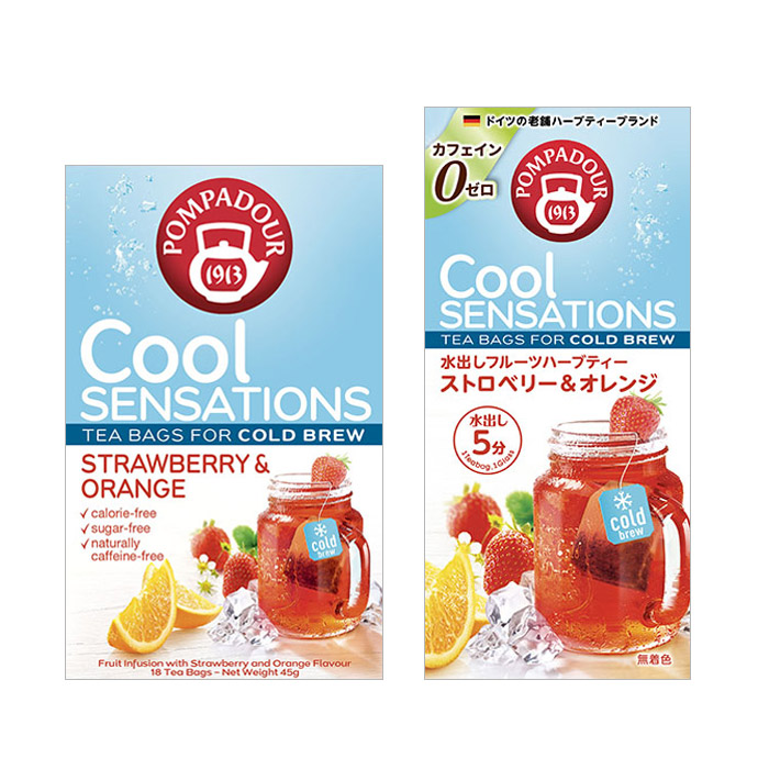 ポンパドール クールセンセーション ストロベリー オレンジ 商品情報 日本緑茶センター