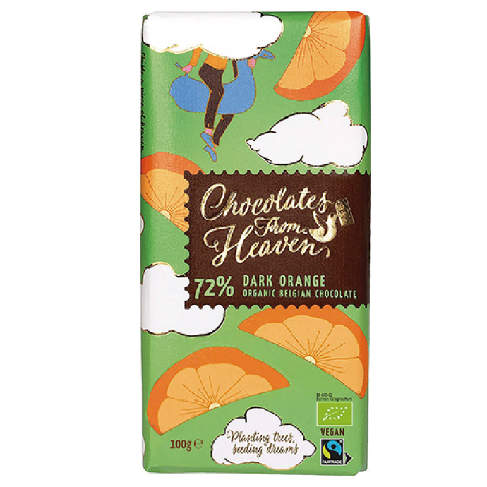 チョコレートフロムヘブン　72％ダークオレンジ