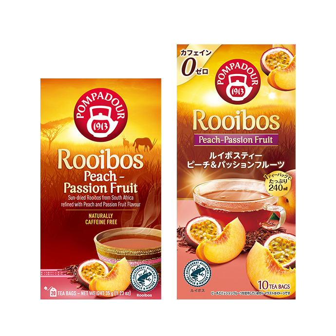 ルイボスティー　ピーチ＆パッションフルーツ
