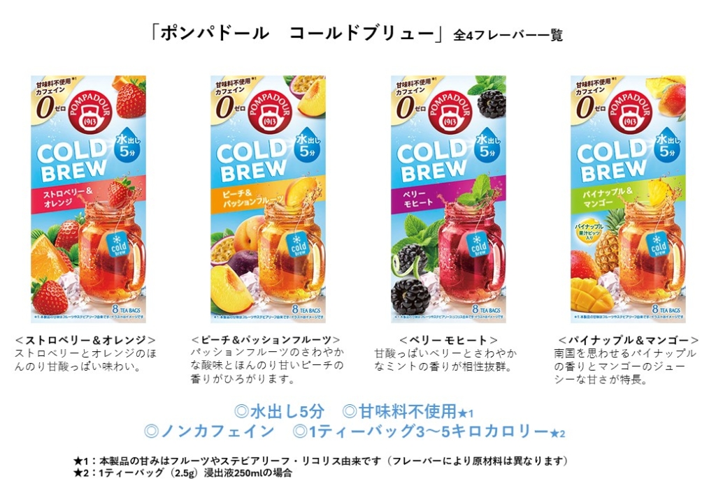 コールドブリュー全4フレーバー